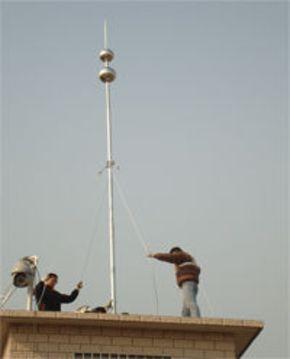 避雷針、接閃桿、接閃帶、引下線的防雷檢測